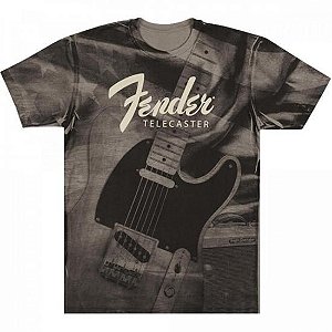 Camiseta Fender Telecaster Belt Print "m"