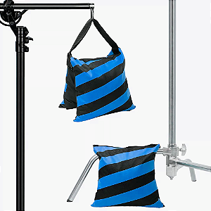 Bolsa de contrapeso para Tripé ou Braço Girafa 24cm Duplo p/ Estúdio Fotográfico
