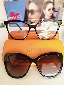 CLIPPON MARRON ACETATO 2 em 1