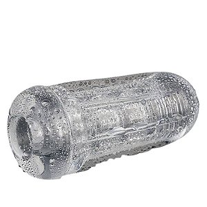 Masturbador Masculino Silicone Transparente Space Capsule S-Hande