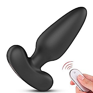 Plug Anal com vibrador e controle remoto Silicone Albert