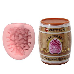 Masturbador Masculino EGG Formato de Barril Pretty Love