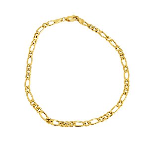 PULSEIRA MASCULINA CORRENTE BORBOLETA ELO 3X3- TAMANHO 23CM