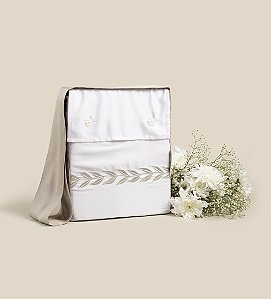 Jogo de Cama Queen Altenburg Haus Verena - Bege