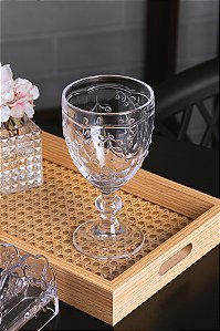 Jogo 6 Taças para Água New Butterfly 320ml Cristal Ecológico - Lyor