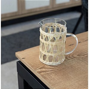 Jarra de Vidro e Fibra Natural 1L - Wolff