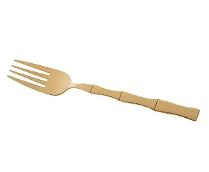 Jogo de 6 Garfos para Mesa Bambu Elegant Champanhe - Lyor