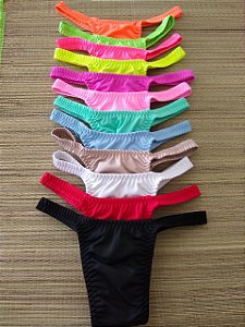 Pacote com 10 Calcinhas Lisas Tradicional