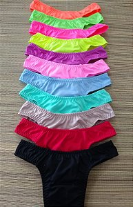 Pacote 10 Calcinhas Alça Larga