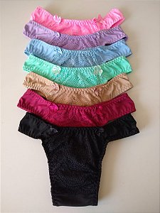 Pacote 7 Calcinhas Toque Delicado