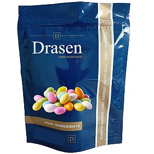 Amêndoa Confeitada Colorida - Drasen Food