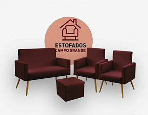 Kit Namoradeira 1 Lugares Reforçada + 2 Poltronas