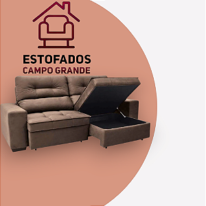 Sofá Retrátil Baú 2,00m