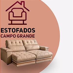 Sofá Retrátil 4 Lugares 290cm Linho Belize SUED