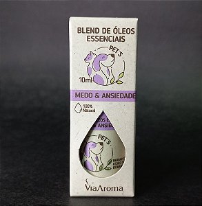 Óleo Essencial PETS Via Aroma - Medo & Ansiedade