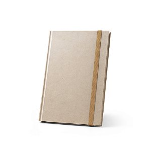Caderno A5 Sustentável - Capa Dura e Folhas de Cana-de-Açúcar