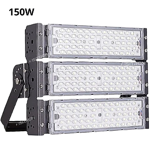 Refletor LED 150W Fator 100% IP67 Modular Branco Frio