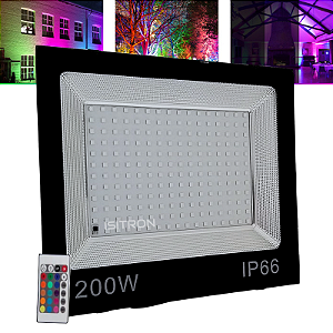 Refletor LED 200W RGB IP66