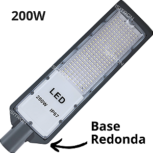 Luminária Led 200W Smd IP67 Base Redonda uso geral