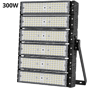Refletor LED 300W Fator 100% IP67 Modular Branco Frio
