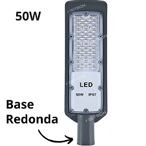 Luminária Led 50W Smd IP67 Base Redonda uso geral