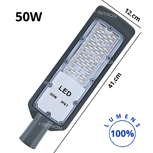 Luminária 50W Fator 100% Led SMD IP67 Base Redonda uso geral