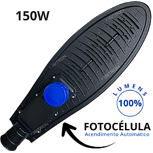Luminária 150W Com Relé Fotocélula Pétala Led Cob Fator 100% uso geral