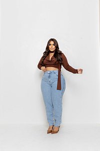 CALÇA MOM PLUS