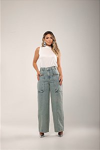 CALÇA WIDE ZÍPERES SUJINHO