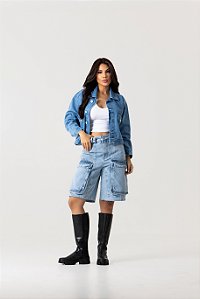 JORTS CARGO DENIM