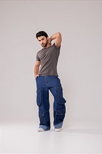 CALÇA CARGO MÚLTIPLOS BOLSOS