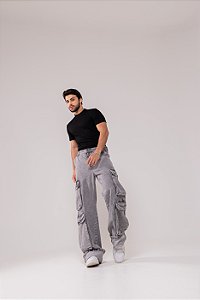 CALÇA CARGO MÚLTIPLOS BOLSOS