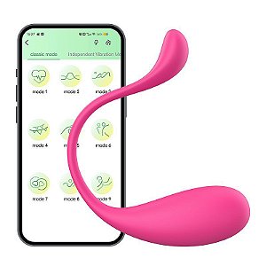 Vibrador Lash Lophin Connect APP - Recarregável
