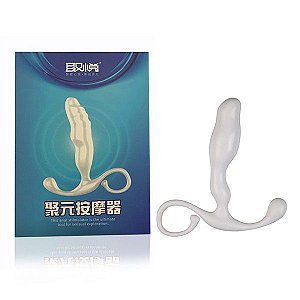 Massageador de Próstata Branco Pequeno