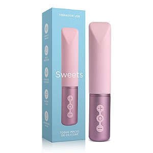 Vibrador recarregável Sweets 1 - 5 Modos de Vibração - Toque Macio