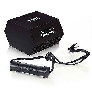 Mordaça em Couro com Tira Regulável