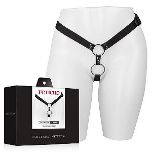 Cinta Strap On Dupla Preta