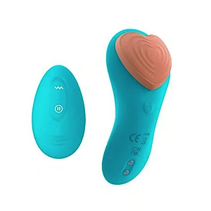 Vibrador de Calcinha Panty Azul 9 Modos de Vibração - Recarregável