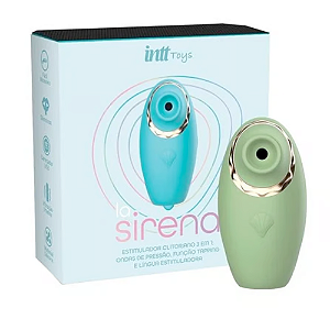 La Sirena Estimulador Clitoriano de Onda de Pressão Verde - Recarregável