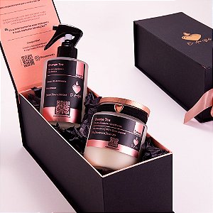 Kit Presente Vela & Home Spray Orange Tea