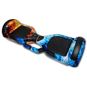 Skate Elétrico Hoverboard 6.5" GELO FOGO Bluetooth e LEDs - Bateria Original - Smart Balance
