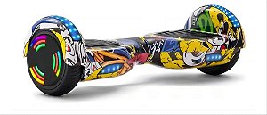 Skate Elétrico Hoverboard 6.5" HIP HOP Bluetooth e LEDs - Bateria Original