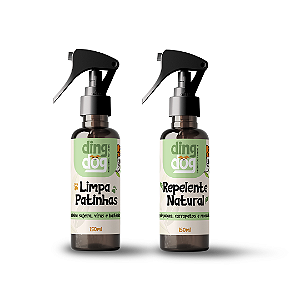 Repelente Natural  + Limpa Patinhas Para Cães - 150mL cada
