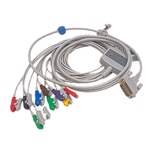 Cabo ECG 10 Vias Garras
