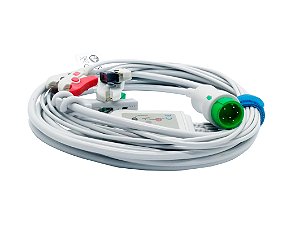 Cabo ECG 5 Vias Compatível Com Zoncare PM-7000D