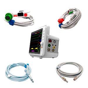 Kit Monitorização Completo Compatível Monitor Bionet Bm5