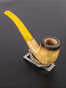 Cachimbo Calabash Bent Billiard (Meesrchaum)