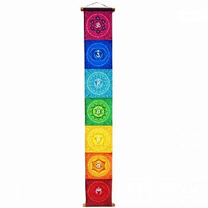 Panô 7 Chakras pergaminho - 96cm