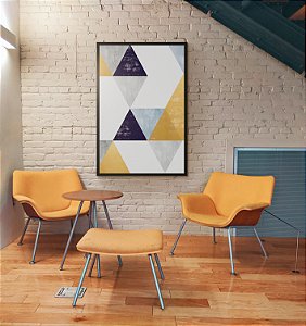Abstrato Triângulos - QAT02D