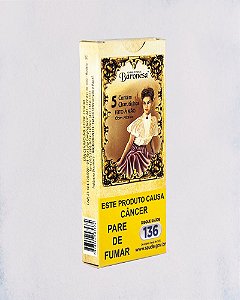 Cigarrilha Baronesa com Piteira cx com 5 unid